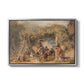 Figures and Animals in a Vineyard, c. 1829 - Floater Framed Canvas Print