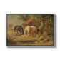 The Midday Meal, 1835 - Floater Framed Canvas Print