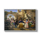 Romans Gathered for Merriment at an Osteria, 1839 - Floater Framed Canvas Print