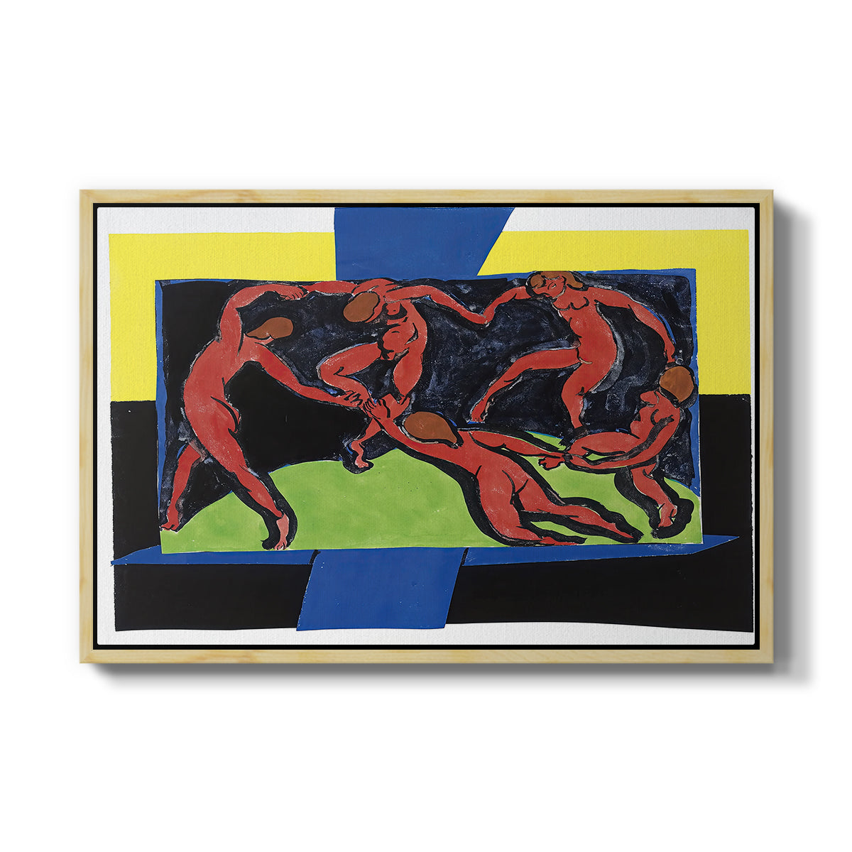 The Dance (La Danse), 1939 - Floater Framed Canvas Print