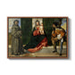 Madonna and Child with Saints Anthony of Padua and Roch, c. 1510 - Floater Framed Canvas Print