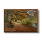 A Wooded Path in Autumn, 1902 - Floater Framed Canvas Print