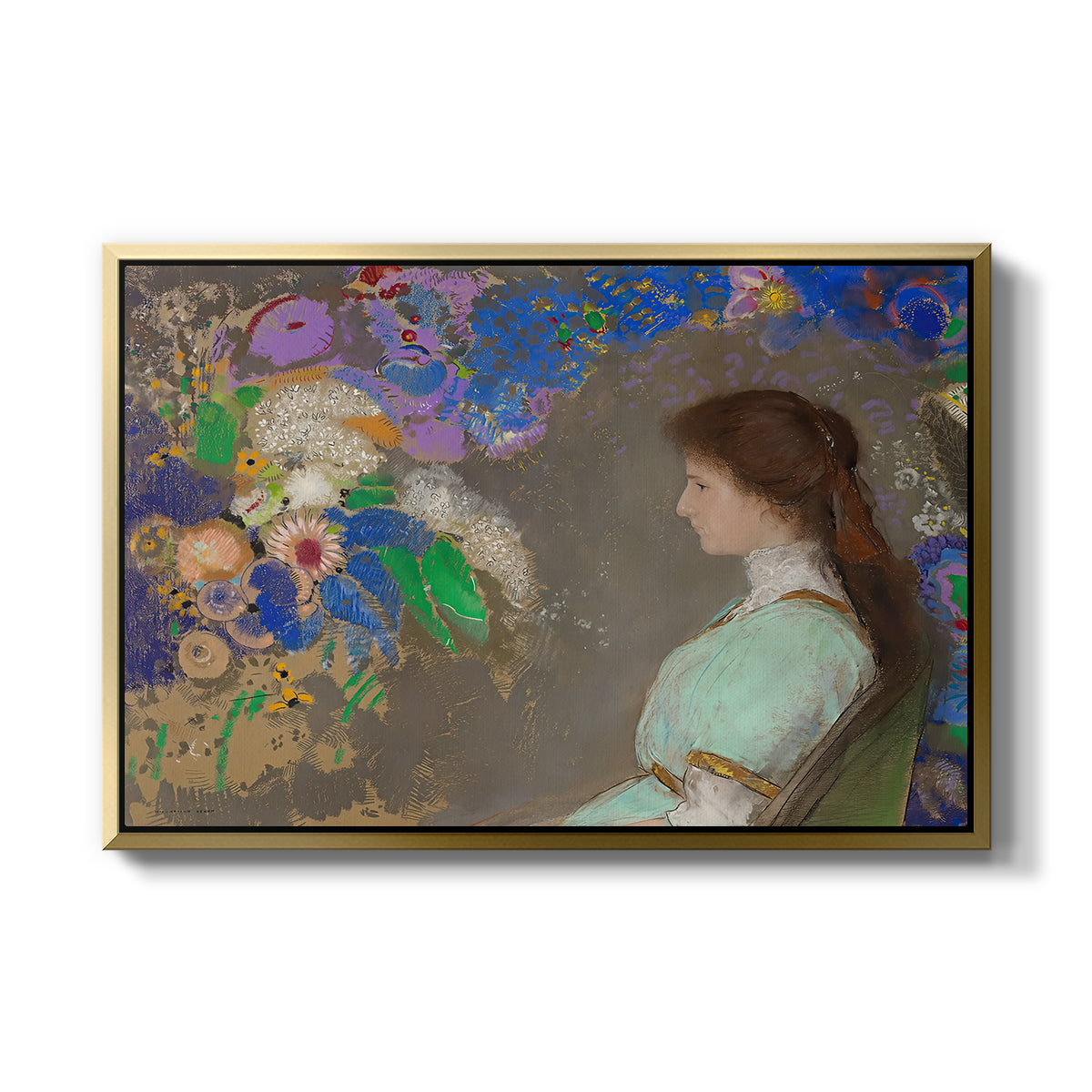Portrait of Violette Heymann, 1910 - Floater Framed Canvas Print