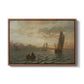 View from the Oslofjord, 1866 - Floater Framed Canvas Print