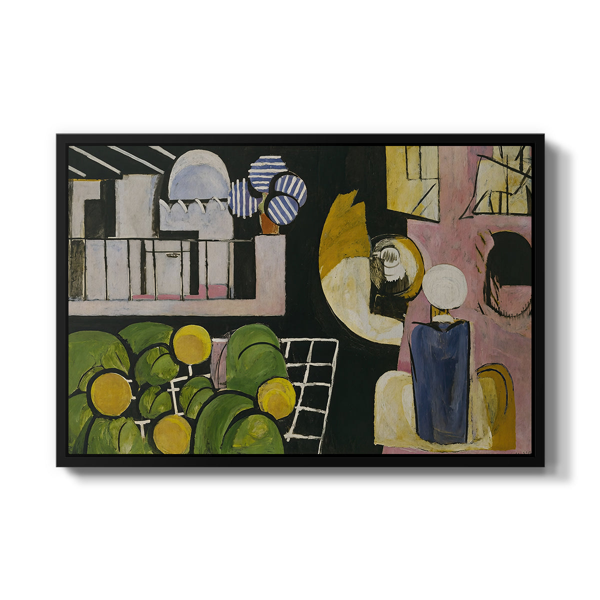 The Moroccans, c. 1915-1916 - Floater Framed Canvas Print