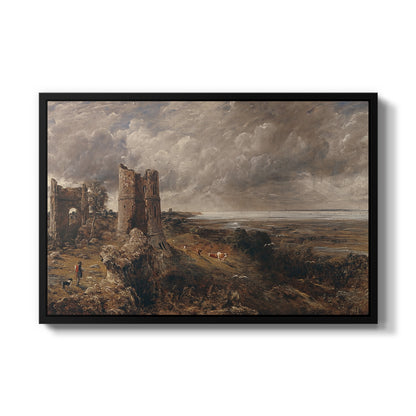 Hadleigh Castle, Mouth of Thames, c. 1829 - Floater Framed Canvas Print