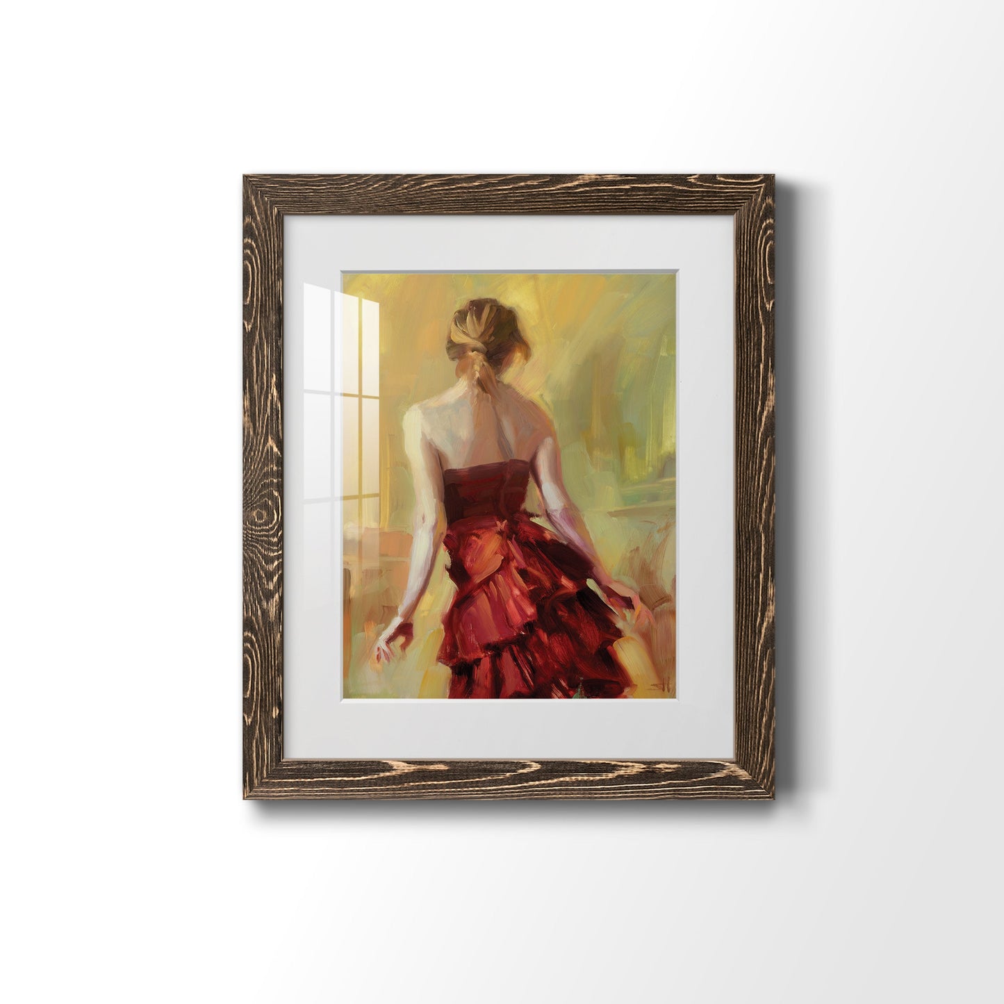 Copper Reflection - Premium Framed Print - Distressed Barnwood Frame - Ready to Hang