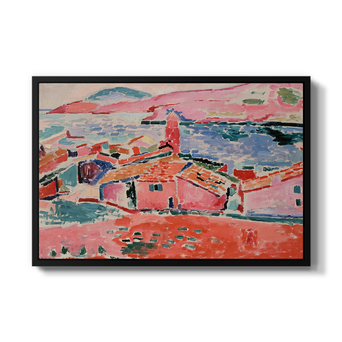 View of Collioure, 1905 - Floater Framed Canvas Print