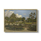 The Painter's Garden at Saint-Privé, 1886 - Floater Framed Canvas Print