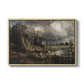 Salisbury Cathedral from the Meadows (Detail), 1831 - Floater Framed Canvas Print