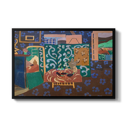 Interior with Aubergines, 1911 - Floater Framed Canvas Print