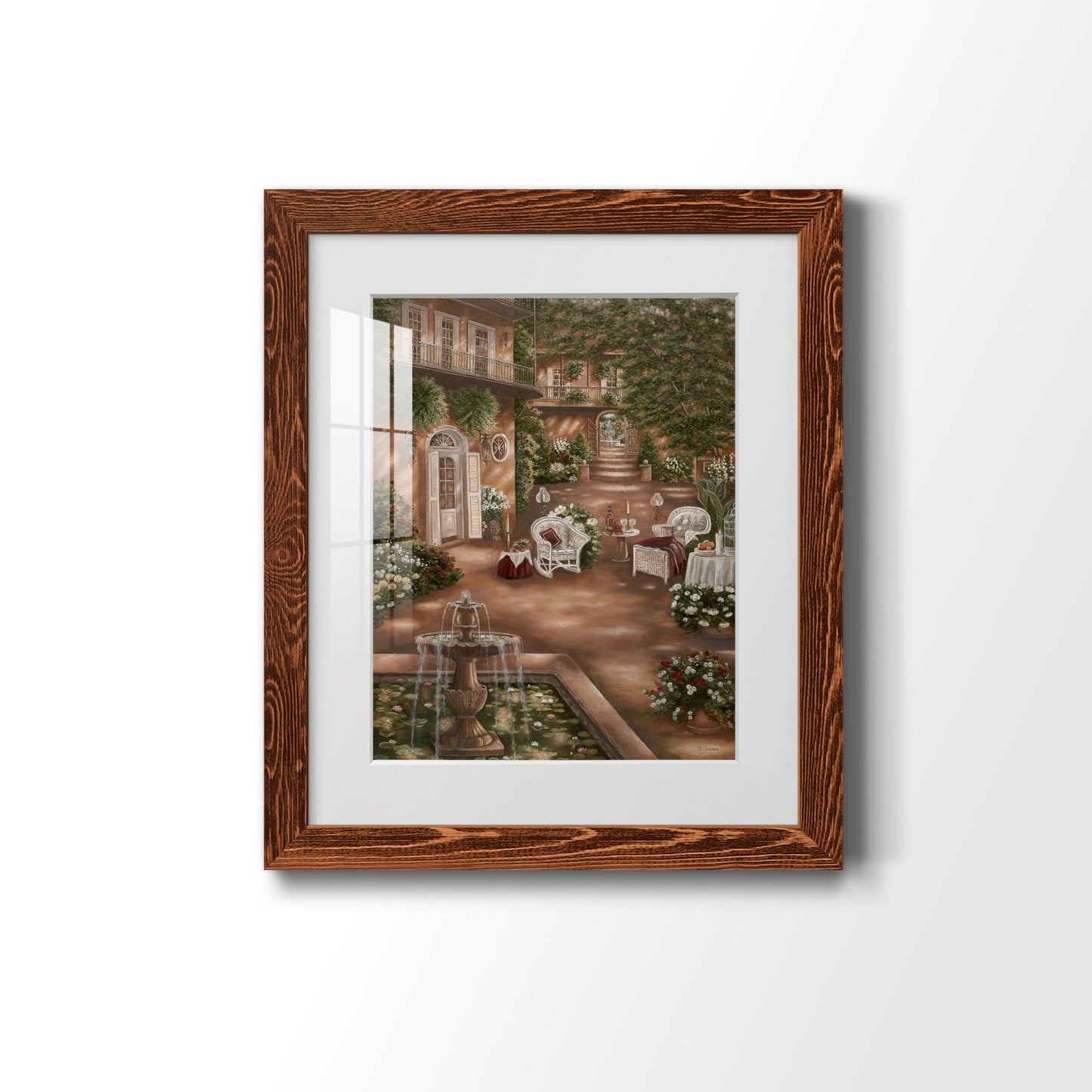 Evening Cocktails I - Barnwood Framed Art Print