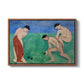 Game of Bowls, 1908 - Floater Framed Canvas Print