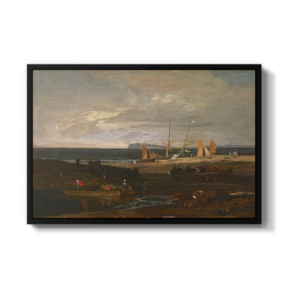 A Scene on the English Coast, c. 1798 - Floater Framed Canvas Print