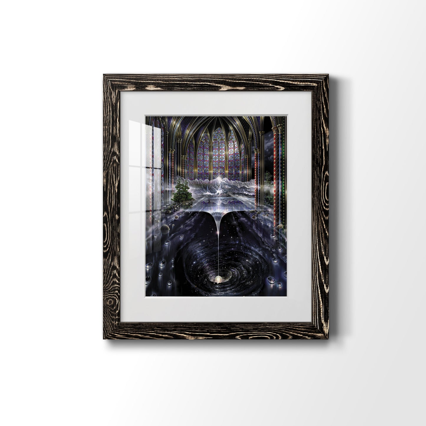 Genesis I - Premium Framed Print - Distressed Barnwood Frame - Ready to Hang