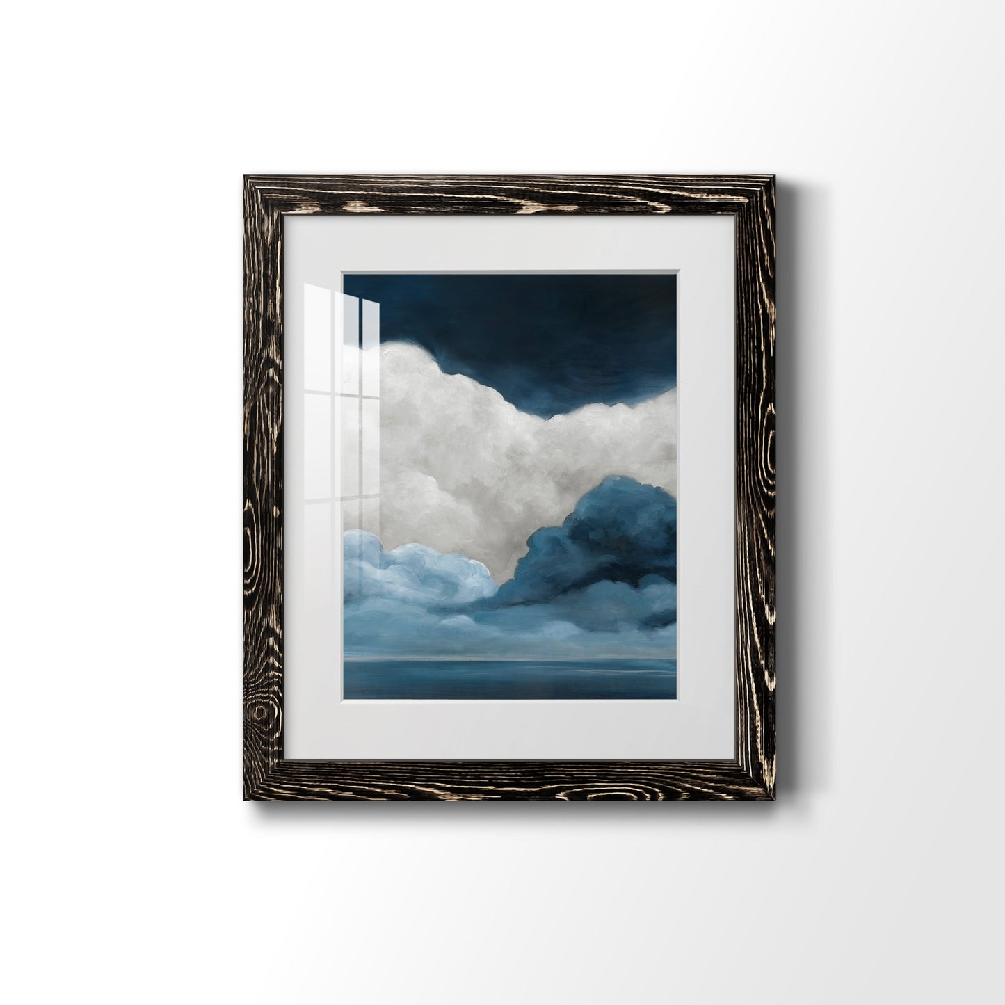 Nature's Drama I - Premium Framed Print - Distressed Barnwood Frame - Ready to Hang