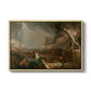 The Course of Empire: Destruction, 1836 - Floater Framed Canvas Print