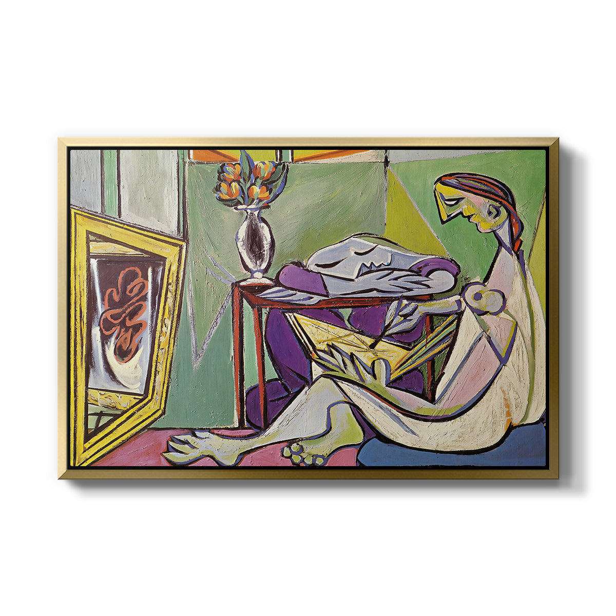 The Muse, 1935 - Floater Framed Canvas Print