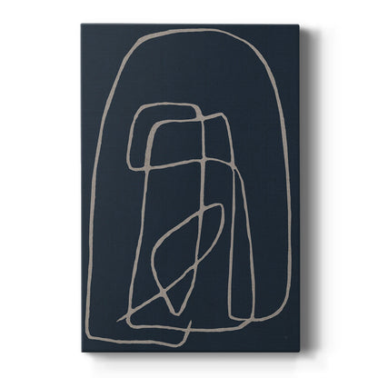 Shapes and Night Sky I - Canvas Art Print