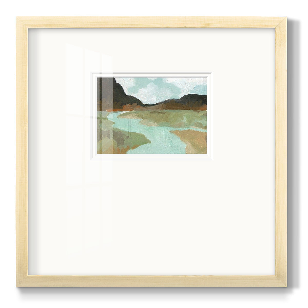 Coldwater Hills II - Double Matboard Framed Print