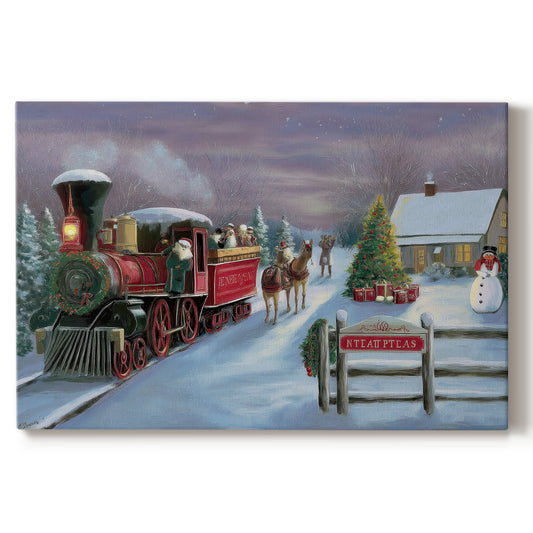 Pines of Soft Linen Blessing - Canvas Art Print