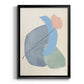 Pastel Assemblage II - Modern Framed Canvas Print