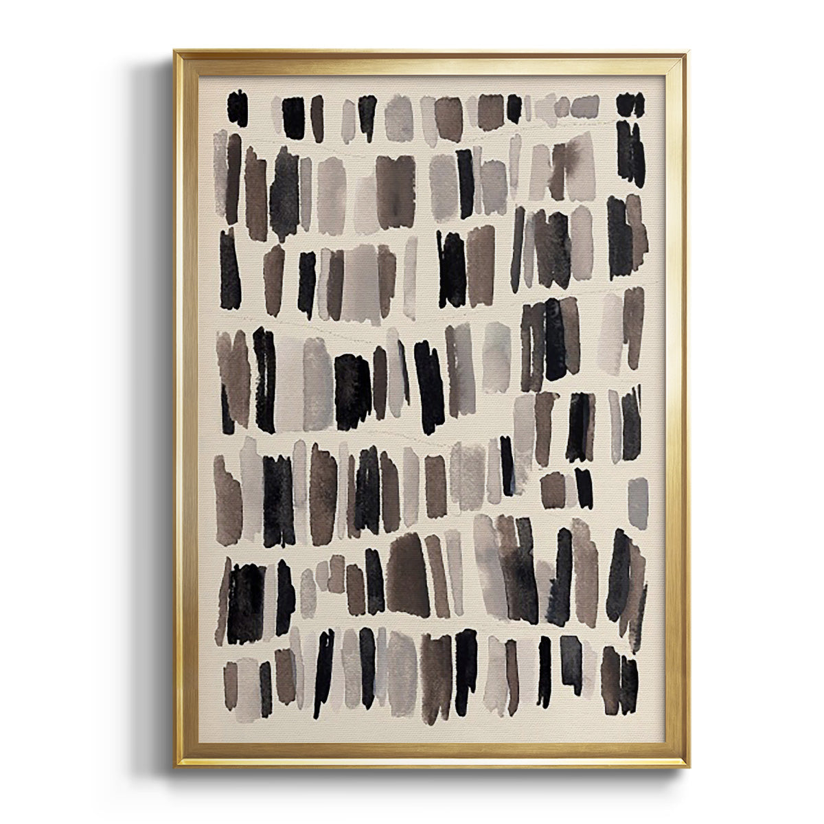 Chalk and Flint II - Modern Framed Canvas Print