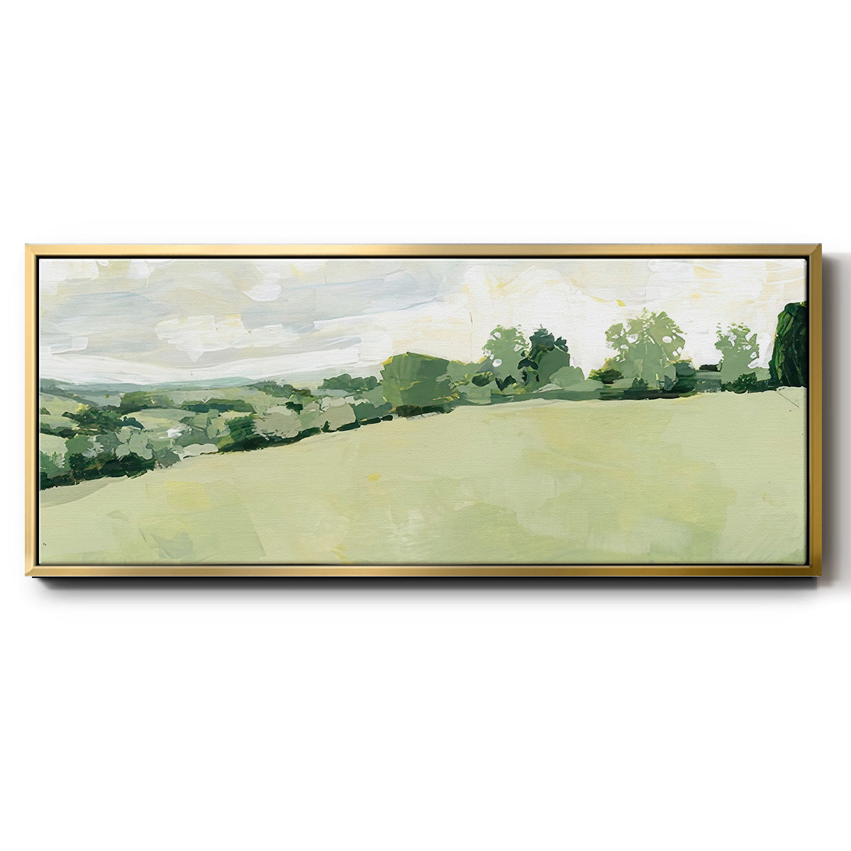 Pearly Pasture II - Floater Framed Canvas Print