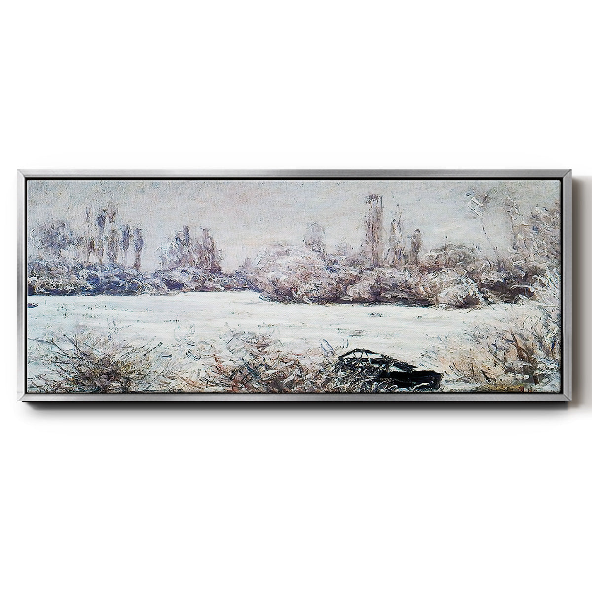The Frost, 1880 - Floater Framed Canvas Print