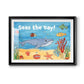 Cute Sea Creatures II Premium Framed Print - Ready to Hang