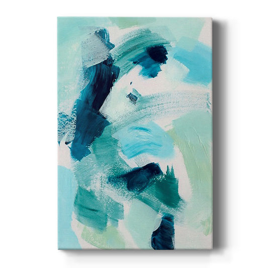 Teal Composition I - Canvas Art Print