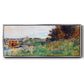 The Banks of the Seine at the Argenteuil Bridge, 1874 - Floater Framed Canvas Print