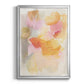 Warm Petals I - Modern Framed Canvas Print