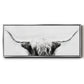 Longhorn - Floater Framed Canvas Print