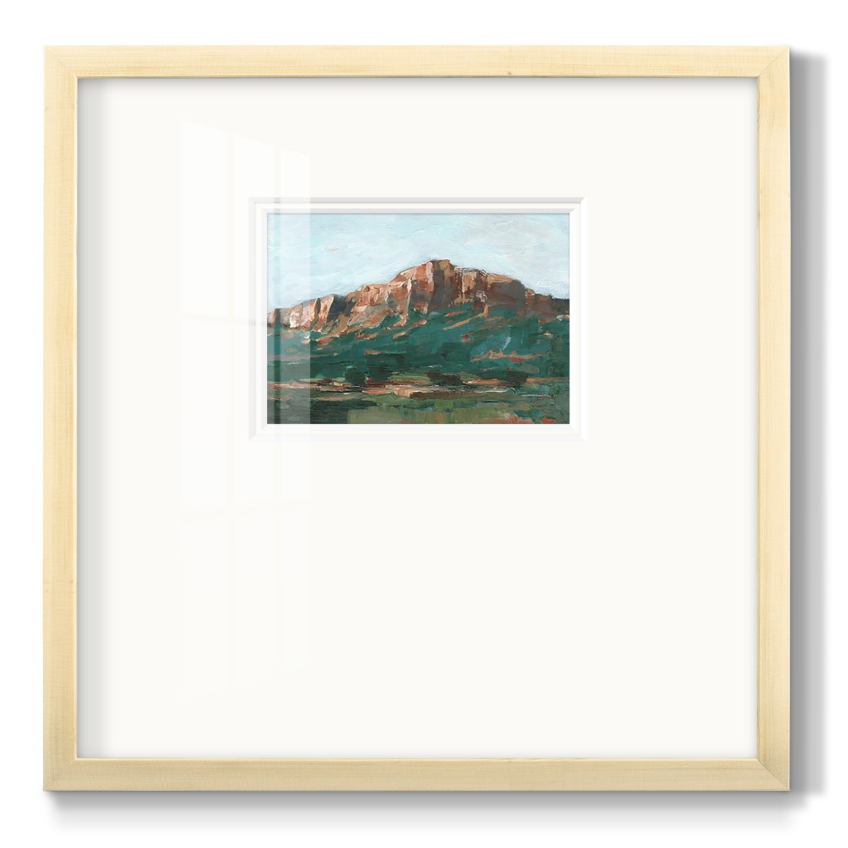 Heading West II Premium Framed Print Double Matboard