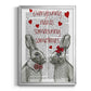 Everybunny - Modern Framed Canvas Print