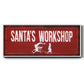 Santa's Workshop - Floater Framed Canvas Print