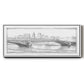 Pont Mirabeau - Floater Framed Canvas Print