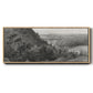 East Rock, New Haven - Floater Framed Canvas Print