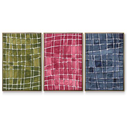 Square Bluff I - Floater Framed Canvas Set