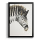 Zebra Stripes - Modern Framed Canvas Print