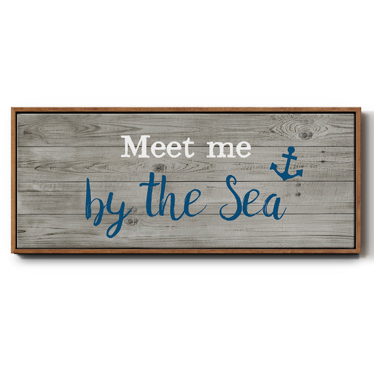 Meet Me - Floater Framed Canvas Print
