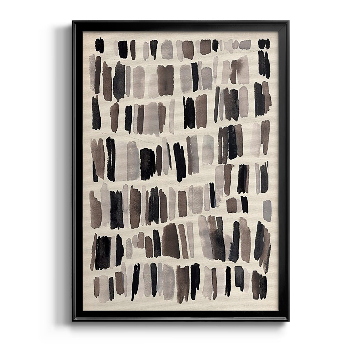 Chalk and Flint II - Modern Framed Canvas Print