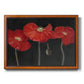 Poppy Trio I Premium Framed Canvas- Ready to Hang