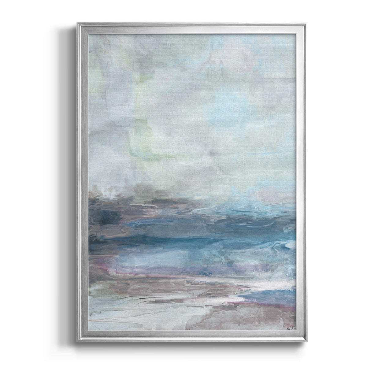 Valle Azzurra - Modern Framed Canvas Print
