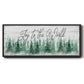 Joy to the World - Floater Framed Canvas Print