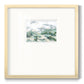 Verdant Hillside I - Double Matboard Framed Print