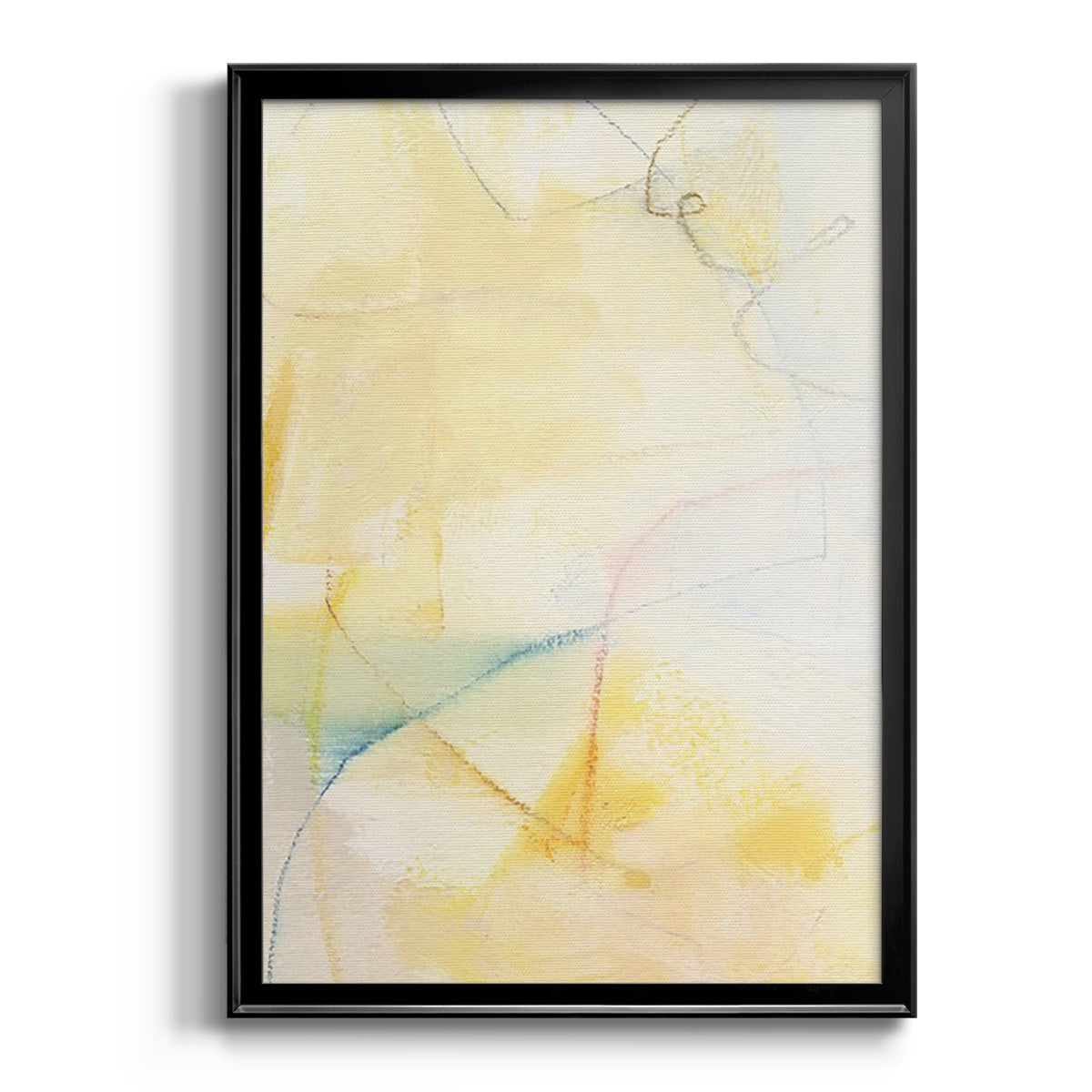 Barxan IV - Modern Framed Canvas Print