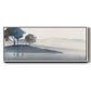 Serene Silhouette I - Floater Framed Canvas Print