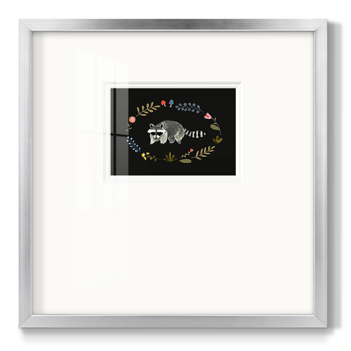 Critter & Foliage IV - Double Matboard Framed Print